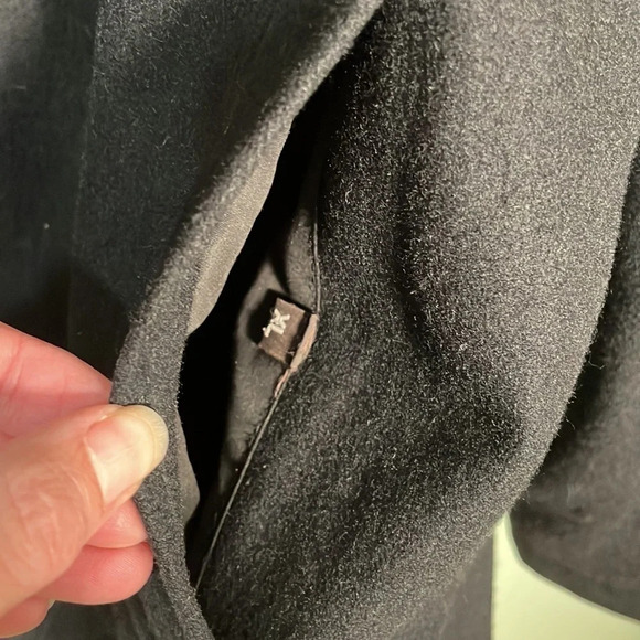 𝅺Michael Kors Wool Blend Lined 4 Button Jacket Coat Black Men’s size XL - Picture 6 of 11